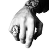 Sacred Heart Signet Ring | Rock and Roll Jewellery | Handcrafted in the USA | Brooklyn Smithy Rings | BKS Rings | #Ringtrue | @Brooklynsmithy